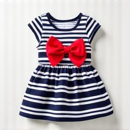 Vestito a righe nautiche